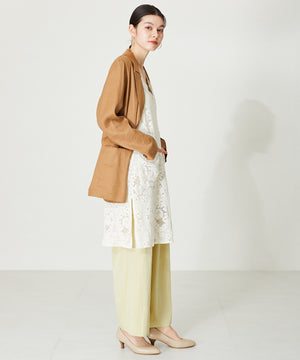 【跳べるパンプス/本革使用】ミドルヒールプレーンパンプス/R-6007