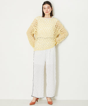 【跳べるパンプス/本革使用】ミドルヒールプレーンパンプス/R-6007