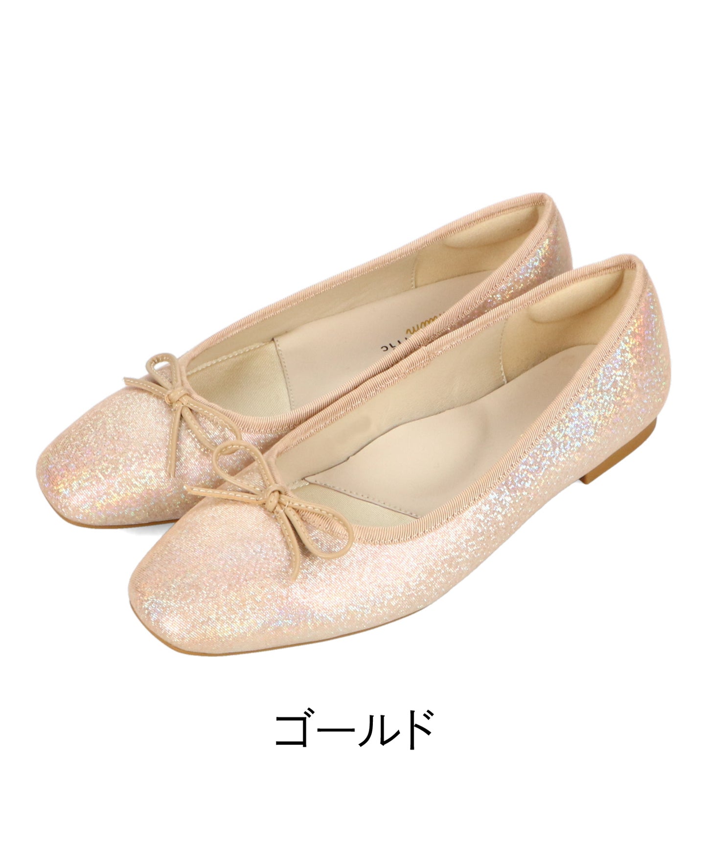 【跳べるパンプス/本革使用】スクエアトゥバレエパンプス/R-6009