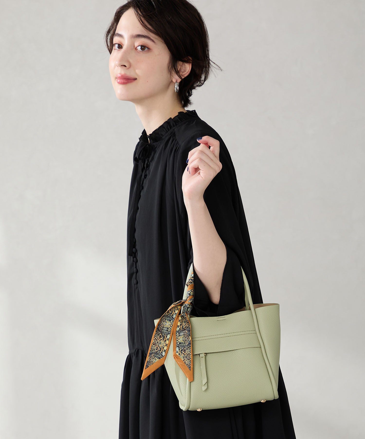 スカーフ付きハンドバッグ/BA-209 – ORIENTALTRAFFIC