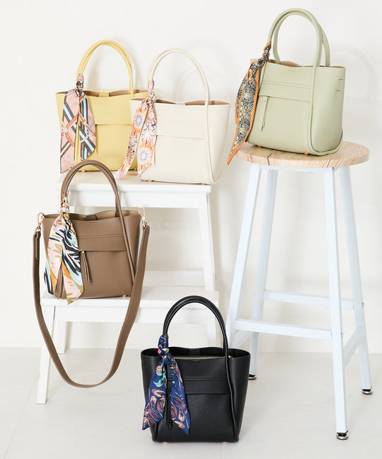 スカーフ付きハンドバッグ/BA-209