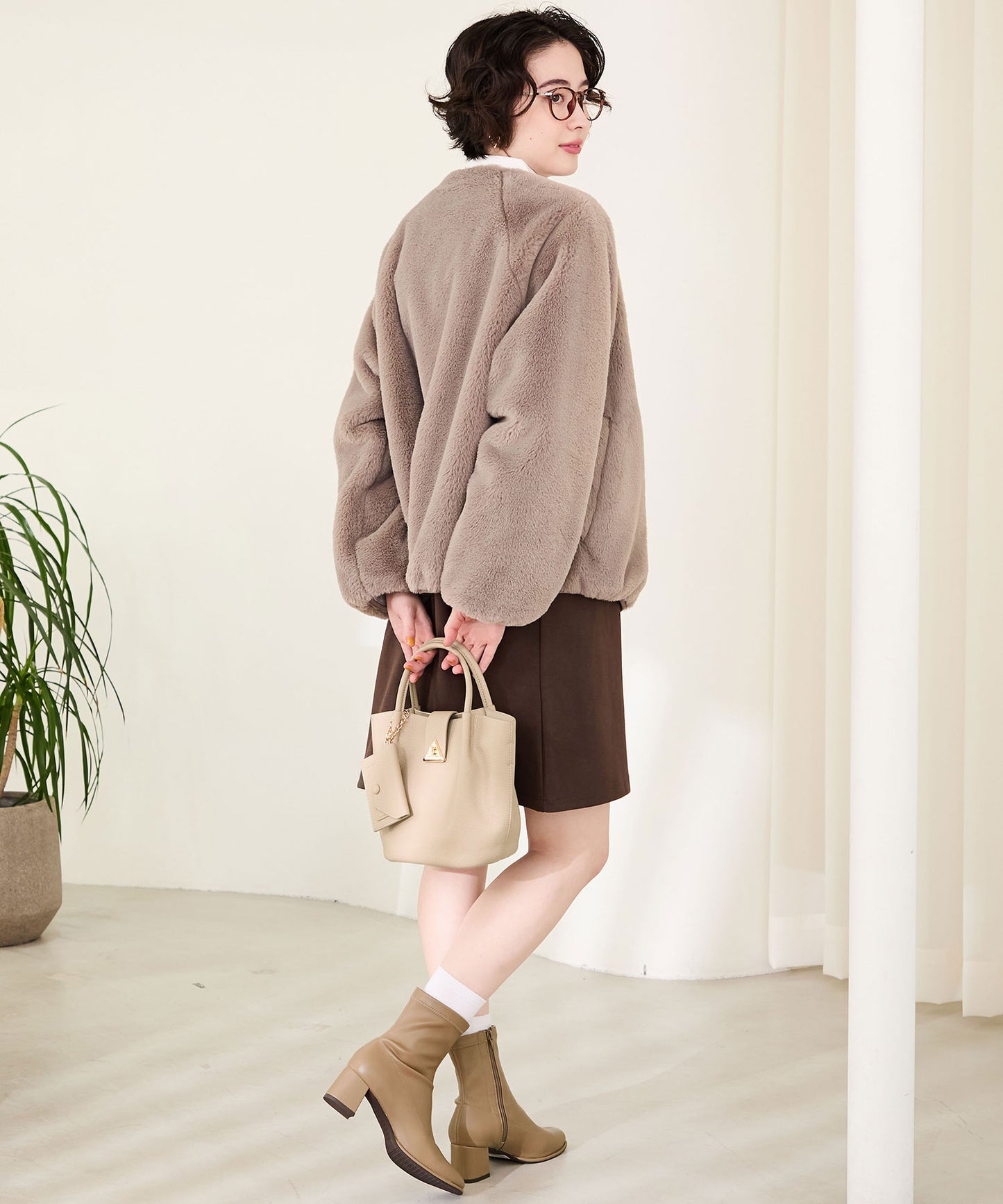 タックハンドバッグ/BA-225