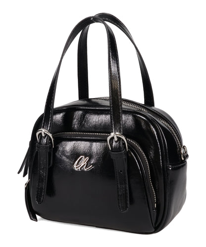 シルバーロゴモチーフボストンバッグ/BA-265