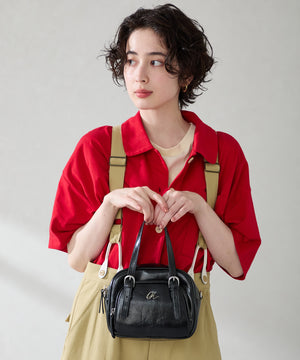 シルバーロゴモチーフボストンバッグ/BA-265