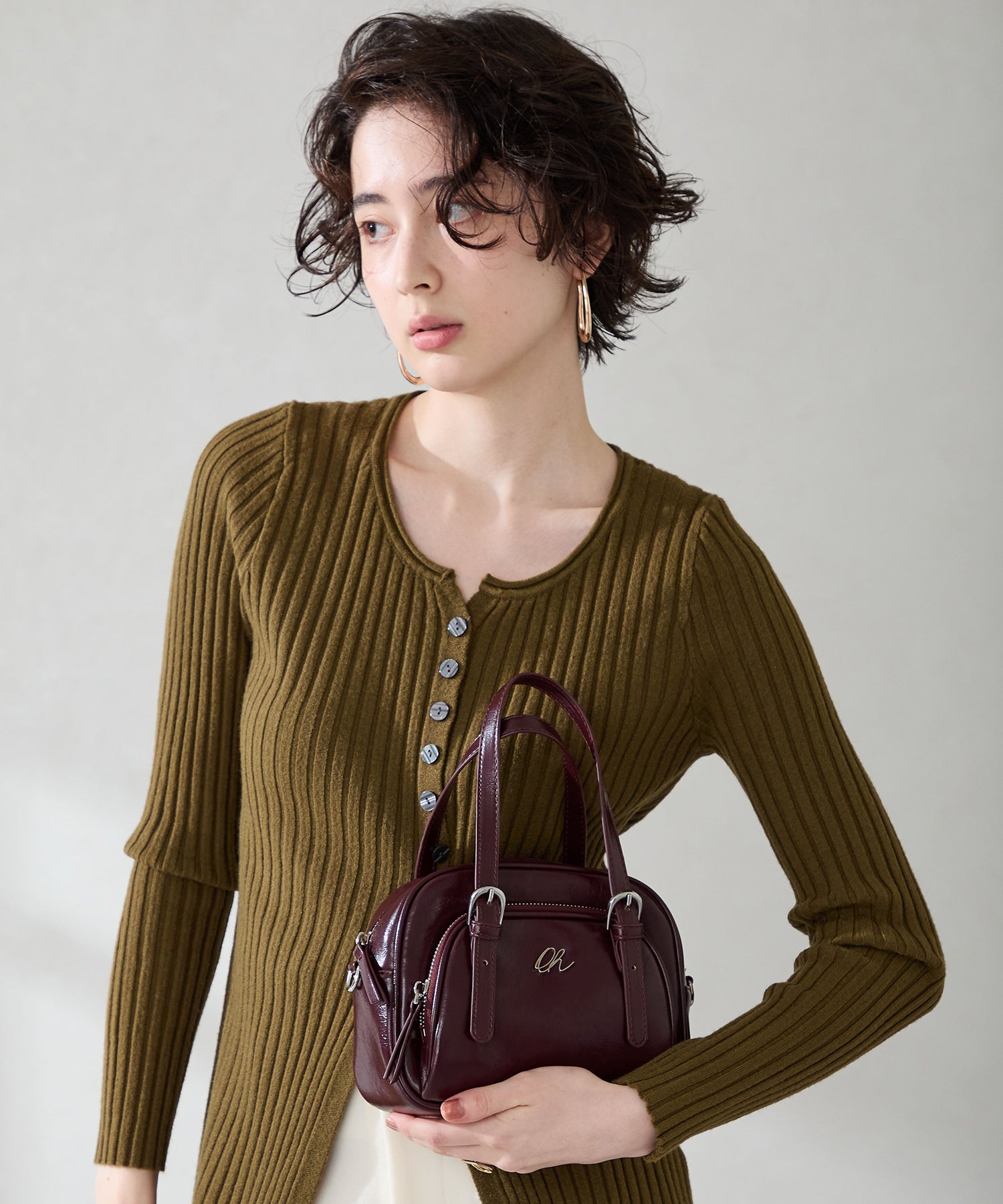 シルバーロゴモチーフボストンバッグ/BA-265 – ORIENTALTRAFFIC