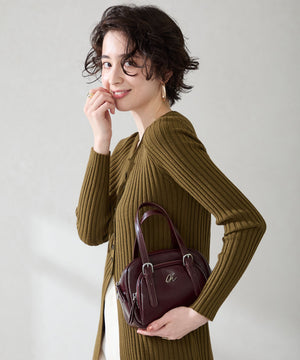 シルバーロゴモチーフボストンバッグ/BA-265