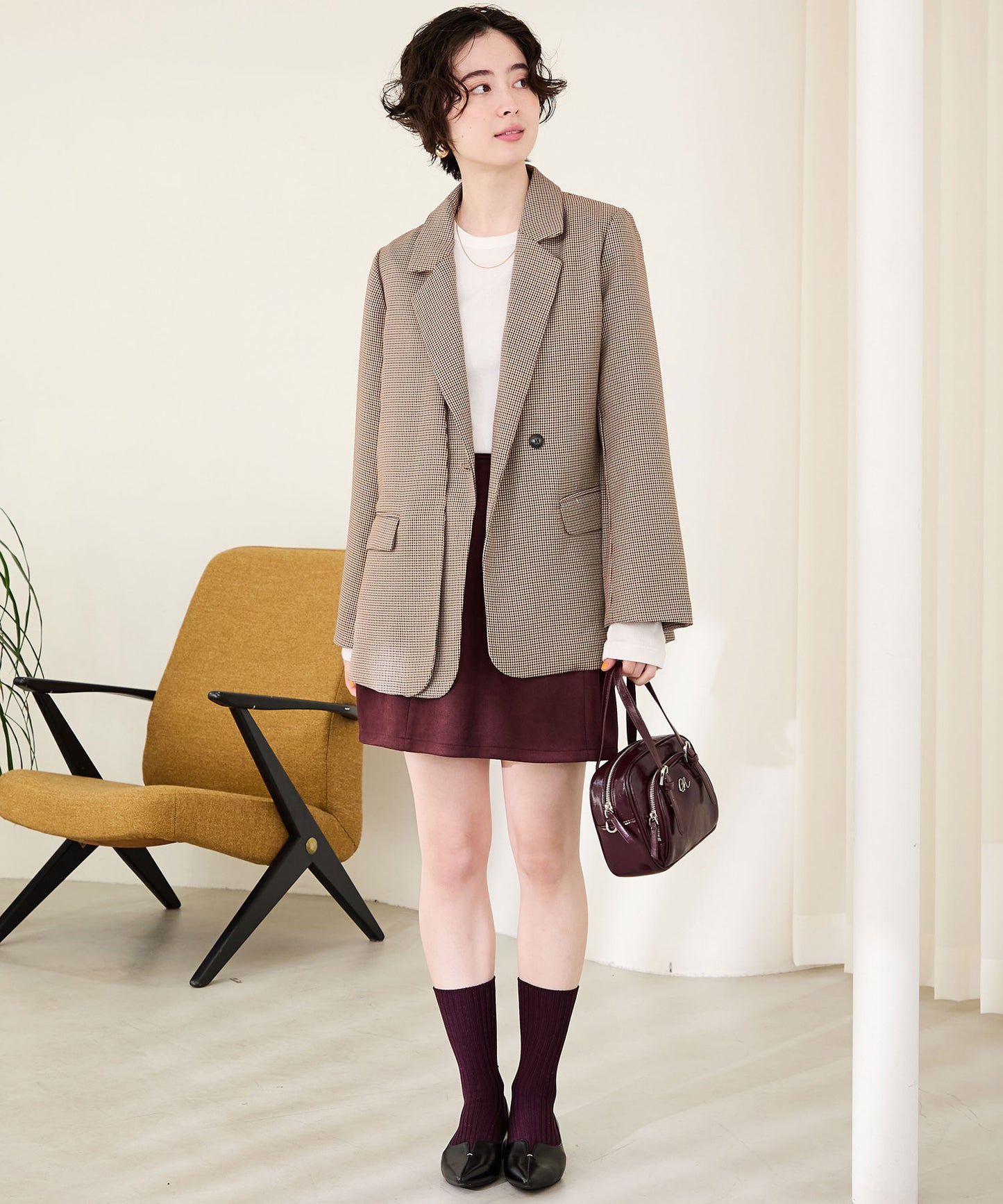 シルバーロゴモチーフボストンバッグ/BA-265