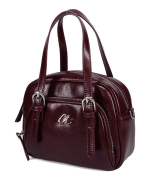 シルバーロゴモチーフボストンバッグ/BA-265