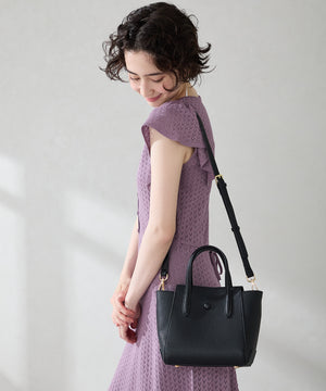 ボタンモチーフハンドバッグ/BA-266