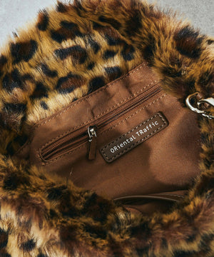 フェイクファー巾着バッグ/BA-269