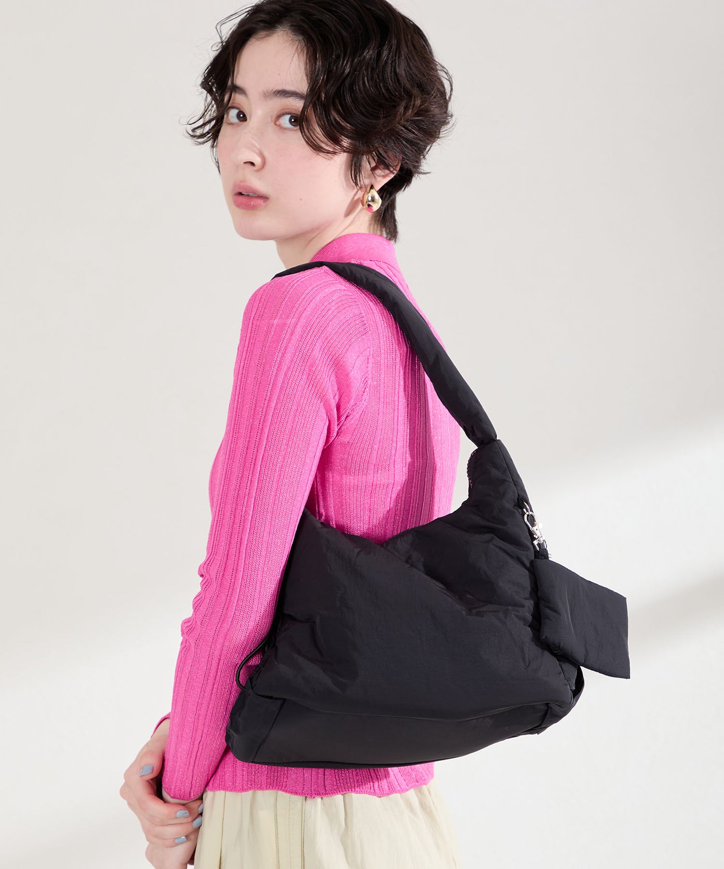 【WEB限定】ミニポーチ付きナイロンバッグ/BA-270