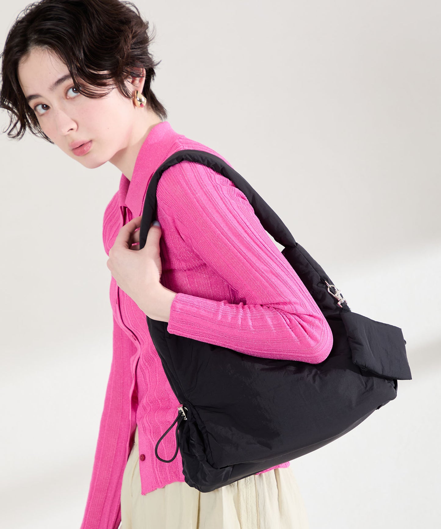 【WEB限定】ミニポーチ付きナイロンバッグ/BA-270