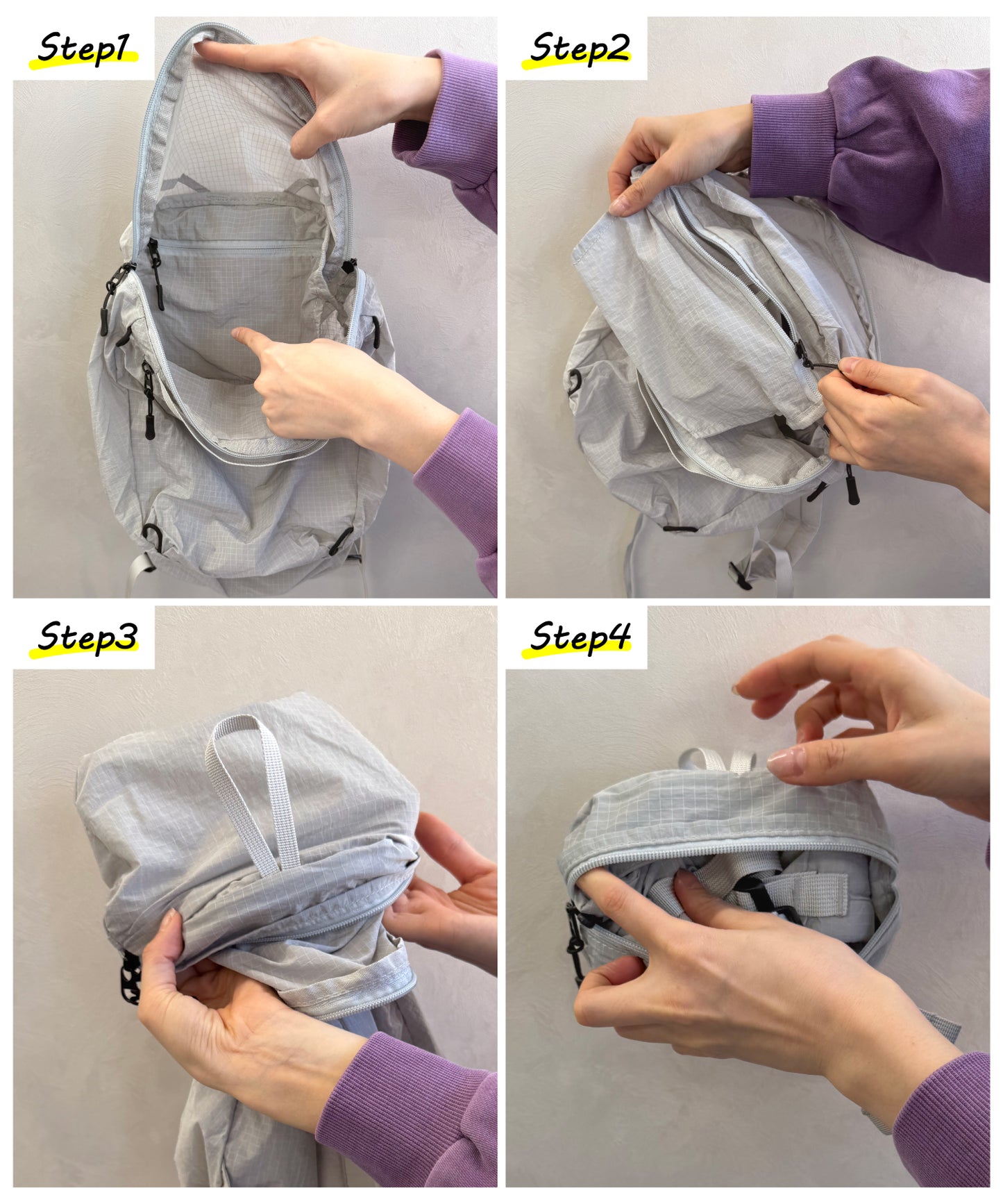 【WEB限定】折りたたみナップサック/BA-271