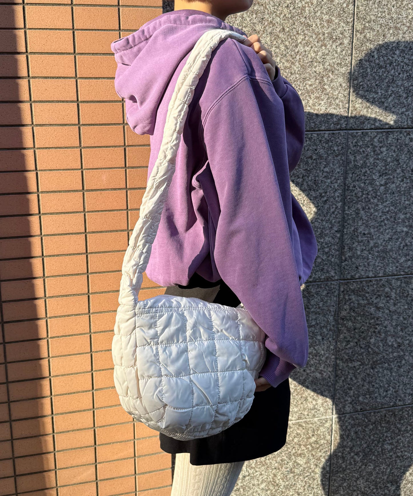 【WEB限定】キルティングナイロンショルダーバッグ/BA-272