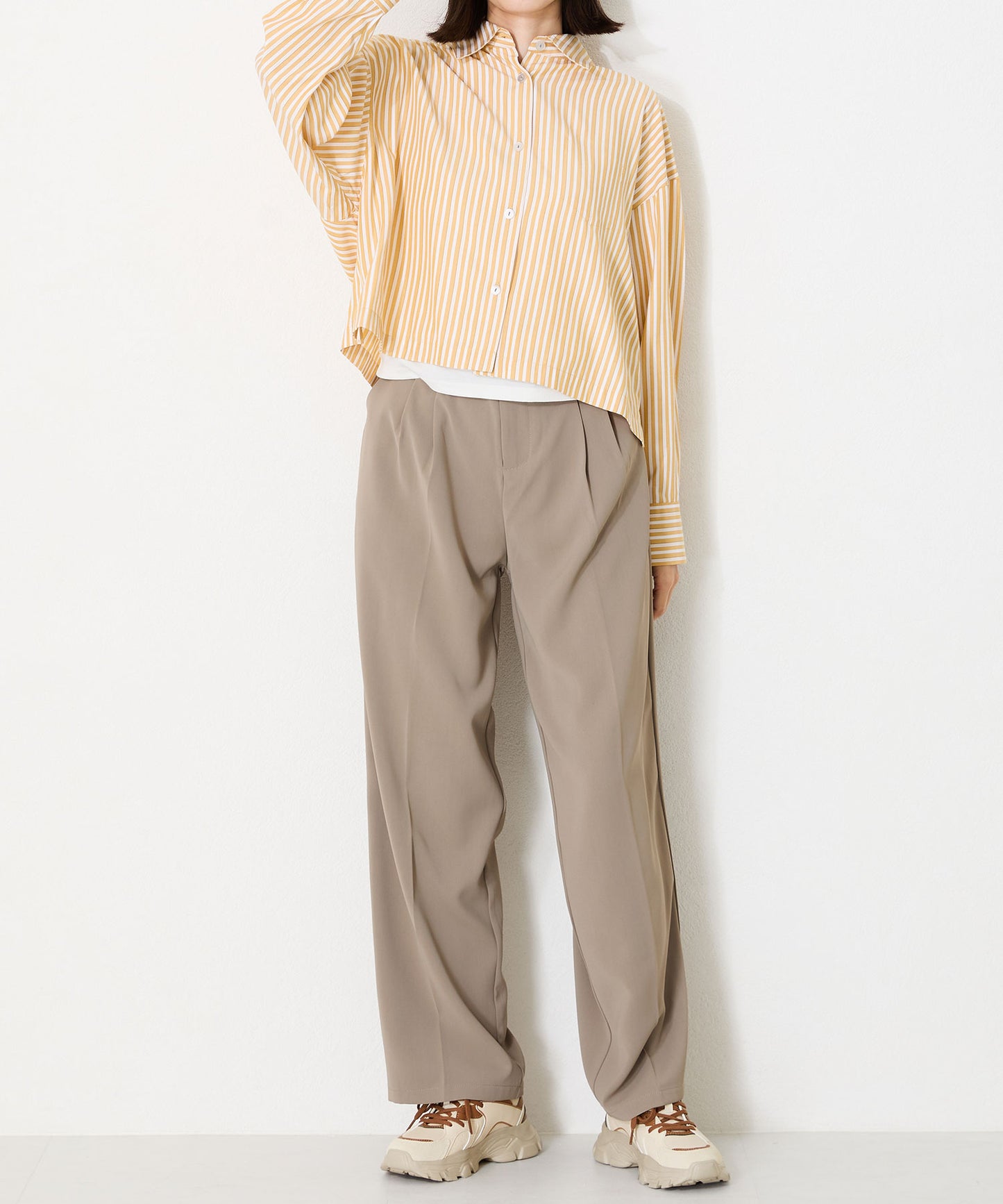 配色パーツ厚底スニーカー/OT3733