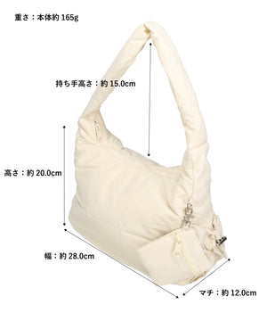 【WEB限定】ミニポーチ付きナイロンバッグ/BA-270