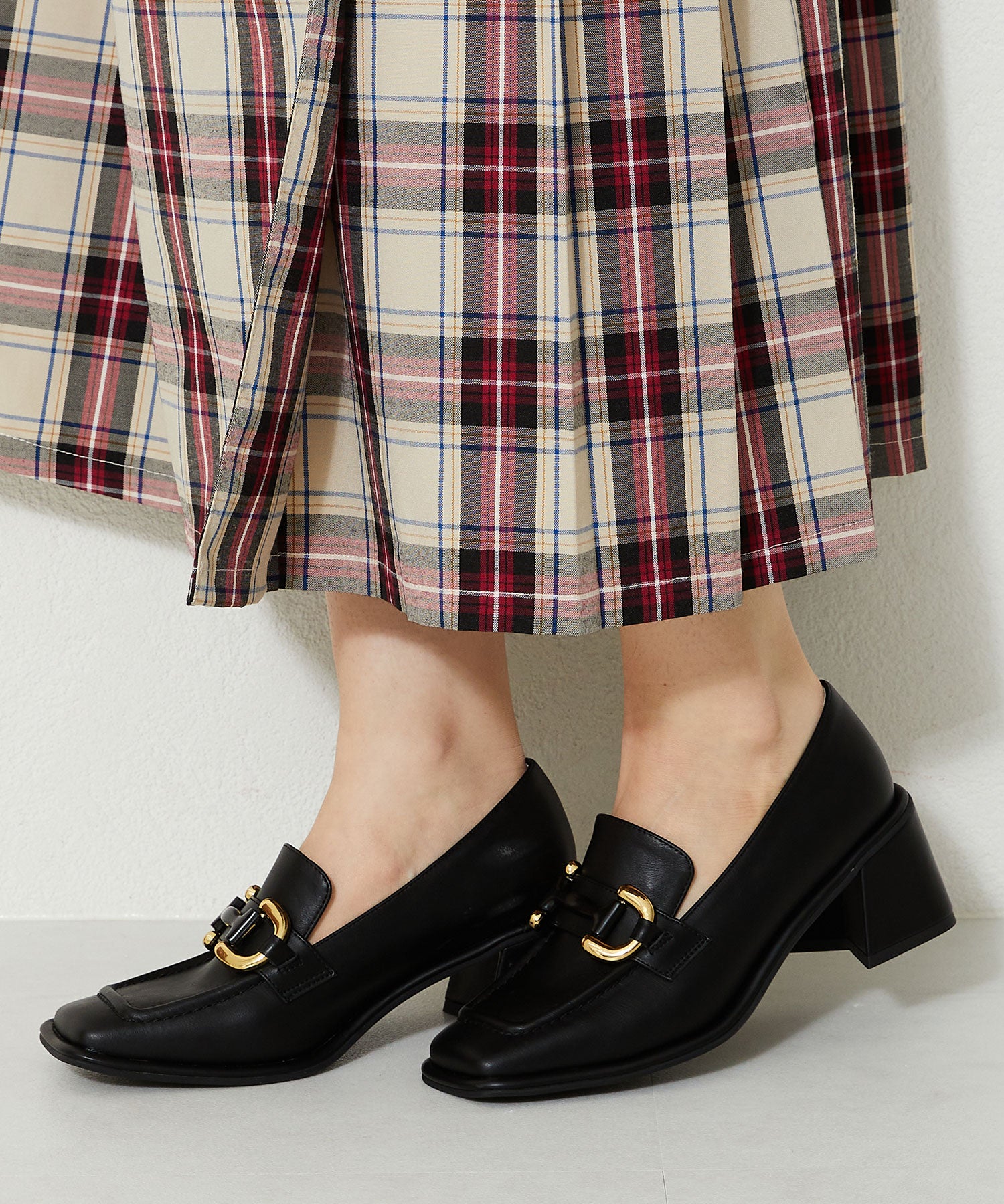 ワイドスクエアトゥヒールローファー/31120 – ORIENTALTRAFFIC