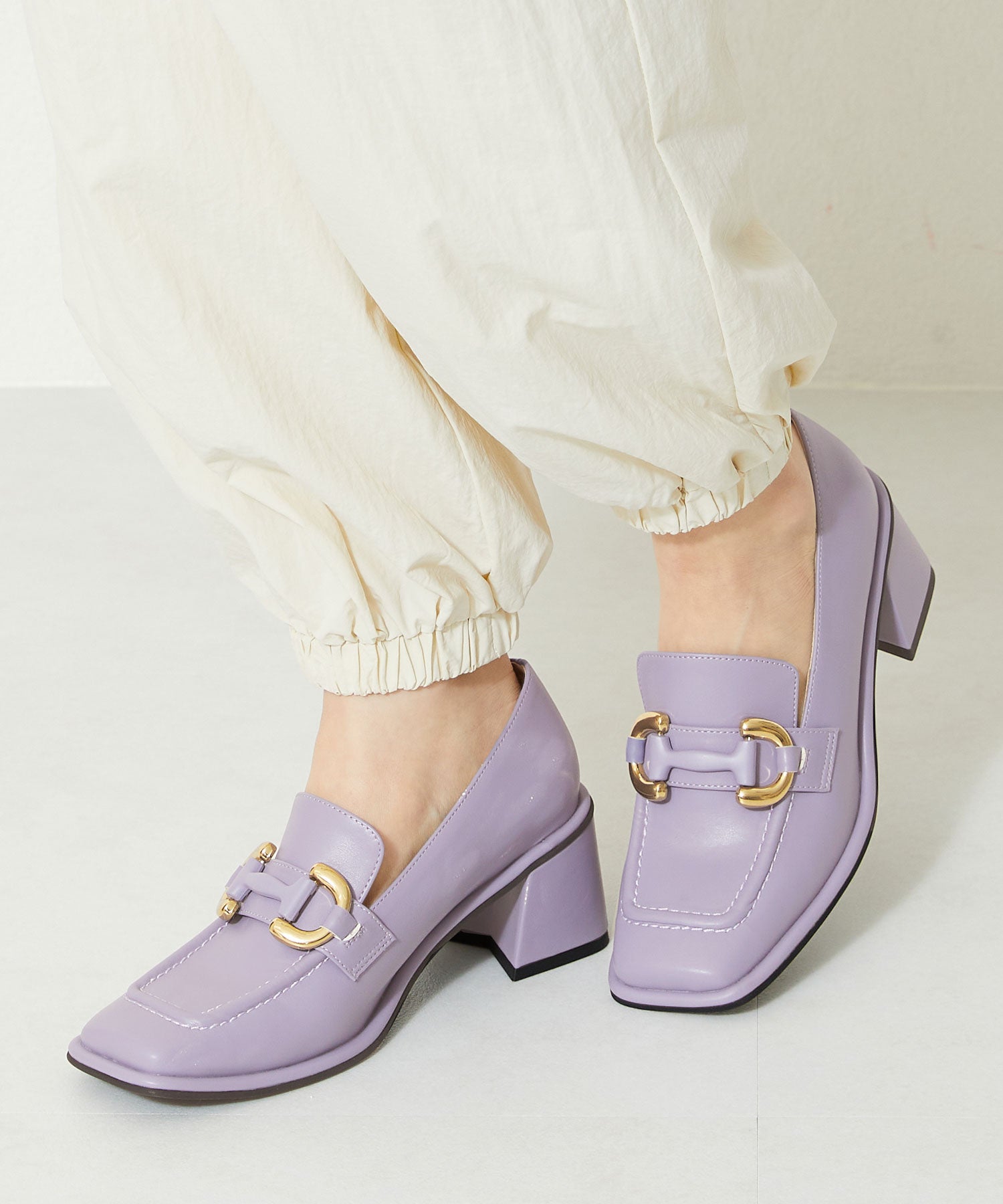 ワイドスクエアトゥヒールローファー/31120 – ORIENTALTRAFFIC