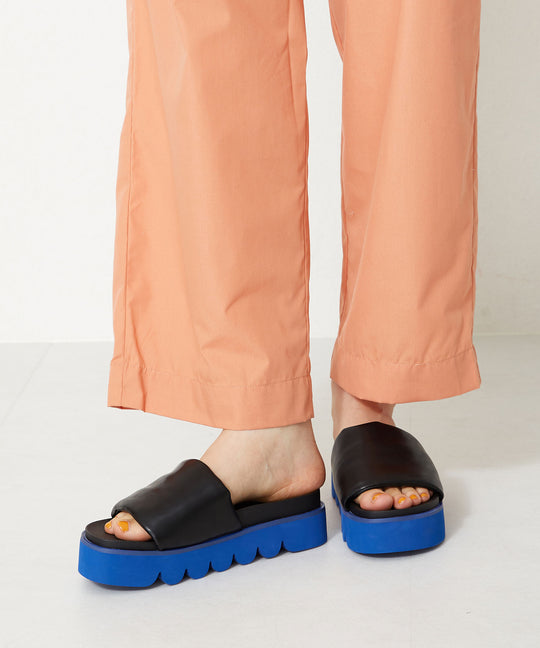 厚底パデットミュールサンダル/31221