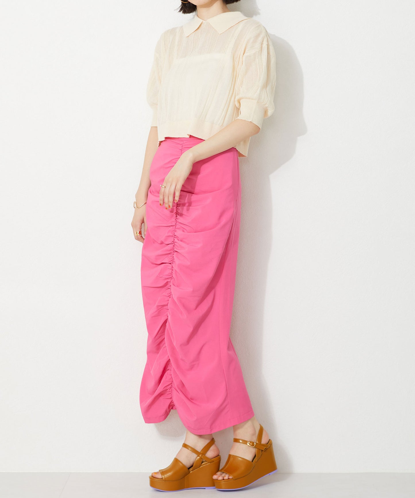 甲深ベルトウエッジサンダル/31245