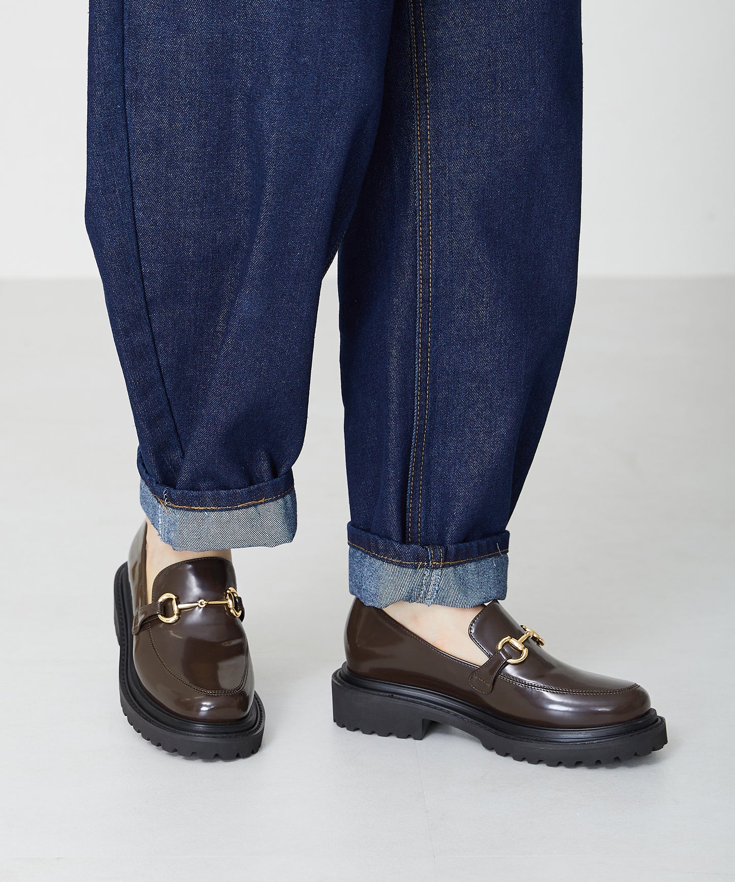 【WEB限定】晴雨兼用スムースローファー/31391