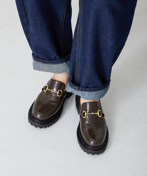 【WEB限定】晴雨兼用スムースローファー/31391