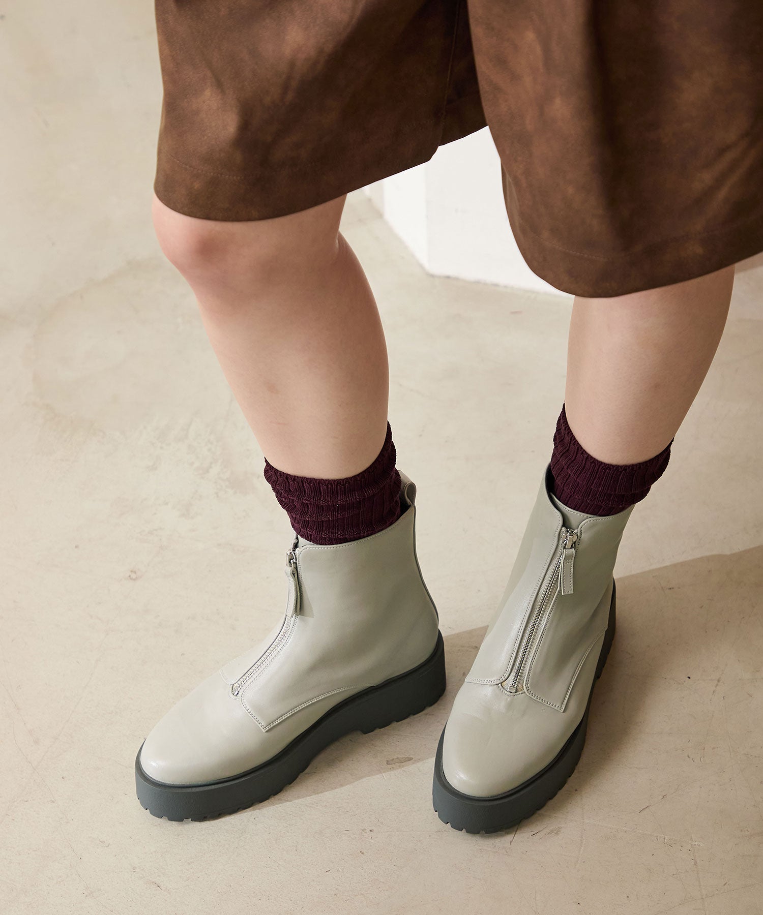厚底フロントジップブーツ/31402 – ORIENTALTRAFFIC