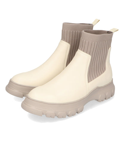 トラックソールリブニットブーツ/31404