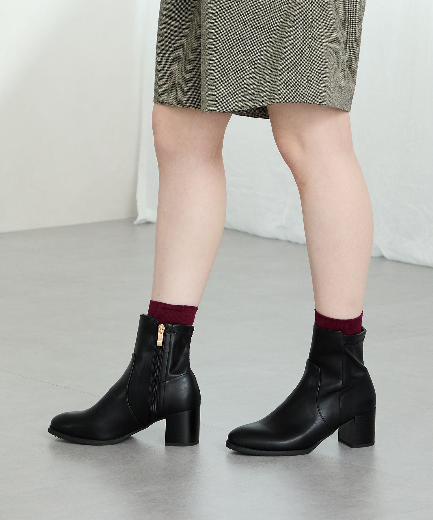 新色追加】チャンキーヒールミドルブーツ/31408 – ORIENTALTRAFFIC