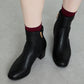 【新色追加】チャンキーヒールミドルブーツ/31408
