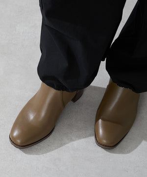【新色追加】チャンキーヒールミドルブーツ/31408