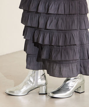 ラウンドトゥストレッチブーツ/31425