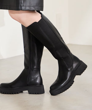 サイドゴアロングブーツ/31485