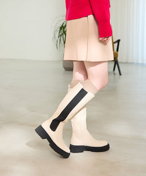 サイドゴアロングブーツ/31485