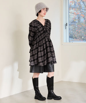 サイドゴアロングブーツ/31485