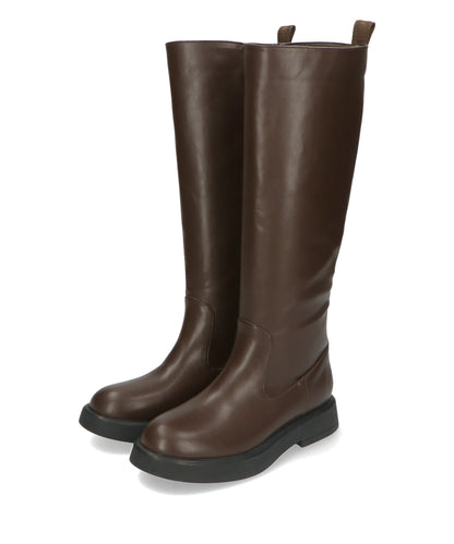 ラウンドトゥローヒールロングブーツ/31505