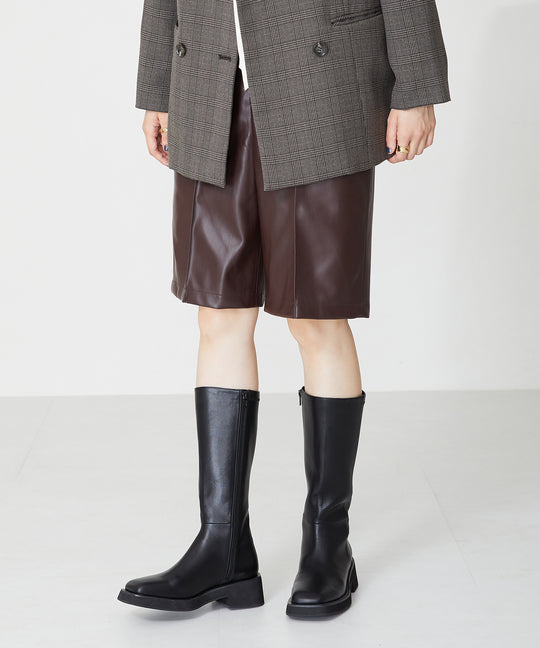 【WEB限定】スクエアトゥミドルブーツ/31510