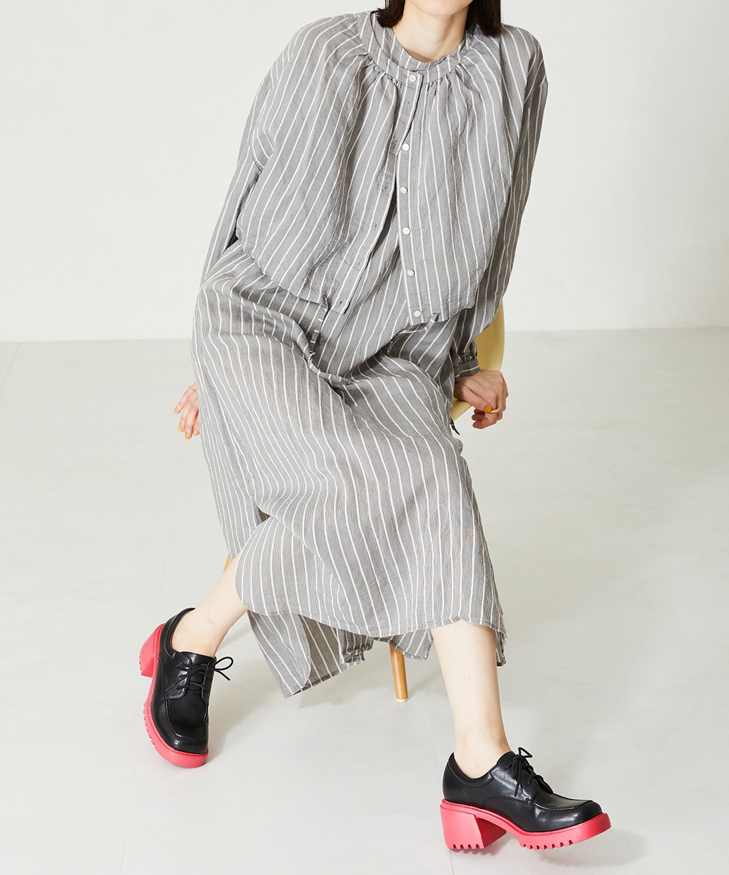 カラーソールレースアップシューズ/41103 – ORIENTALTRAFFIC