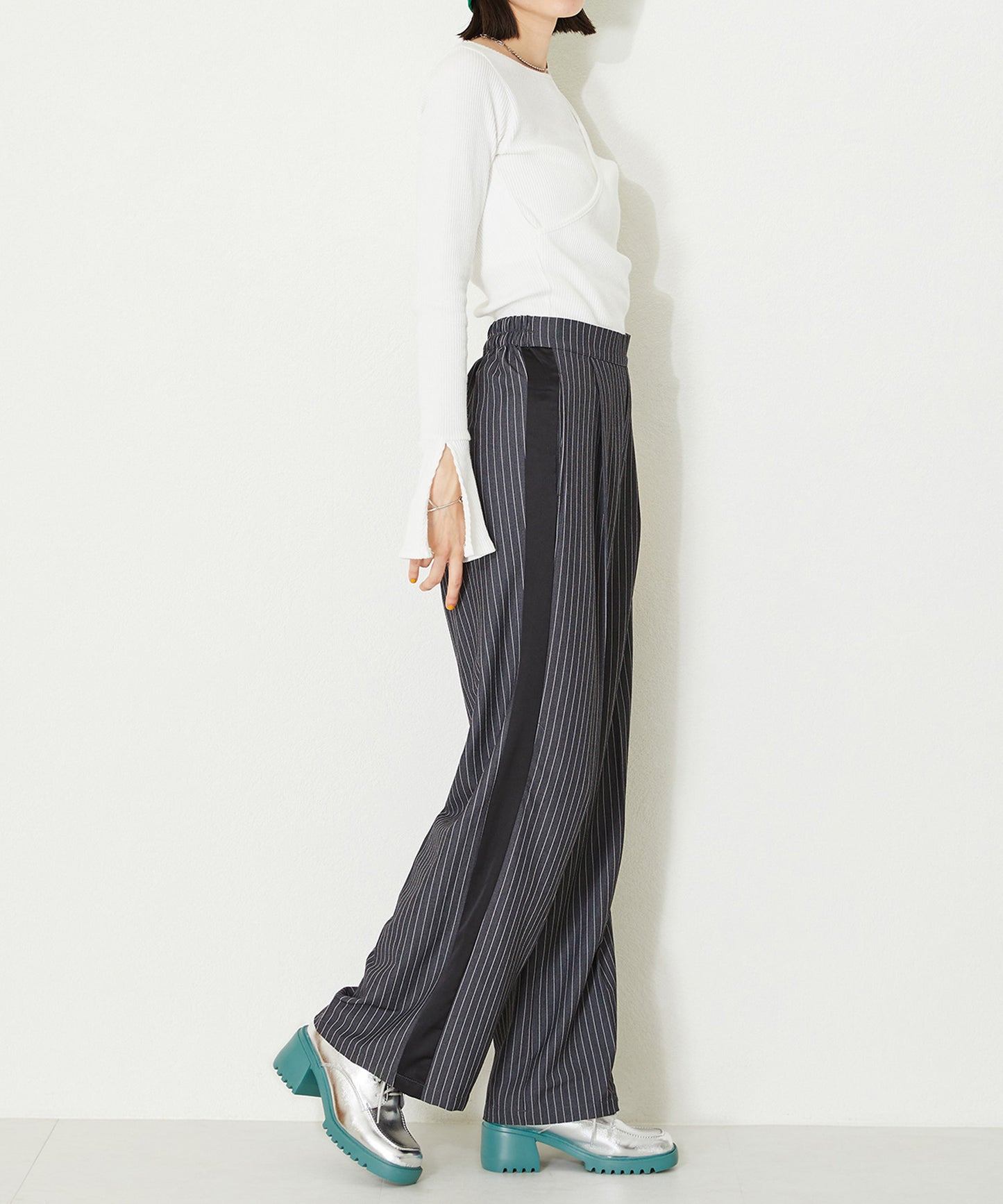 カラーソールレースアップシューズ/41103