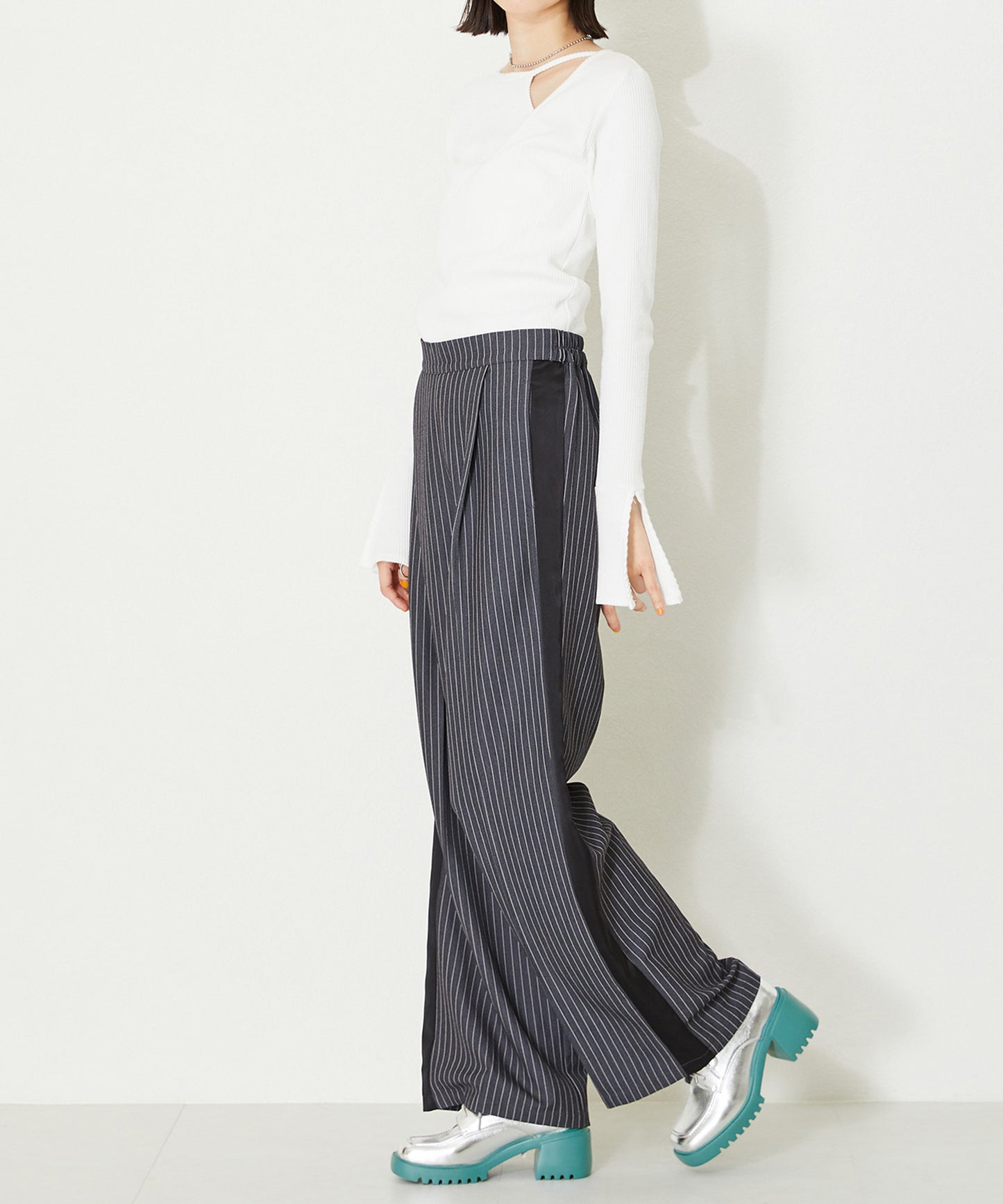 カラーソールレースアップシューズ/41103