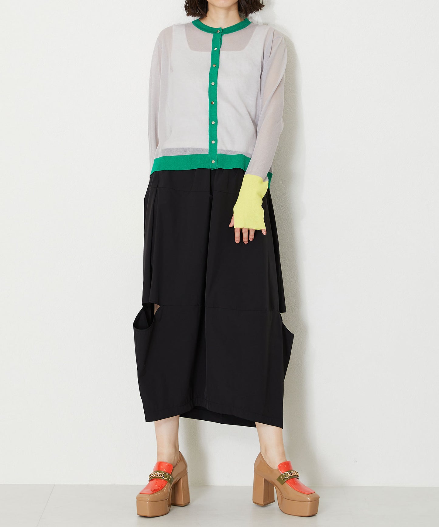 プラットフォームチェーンローファー/41104