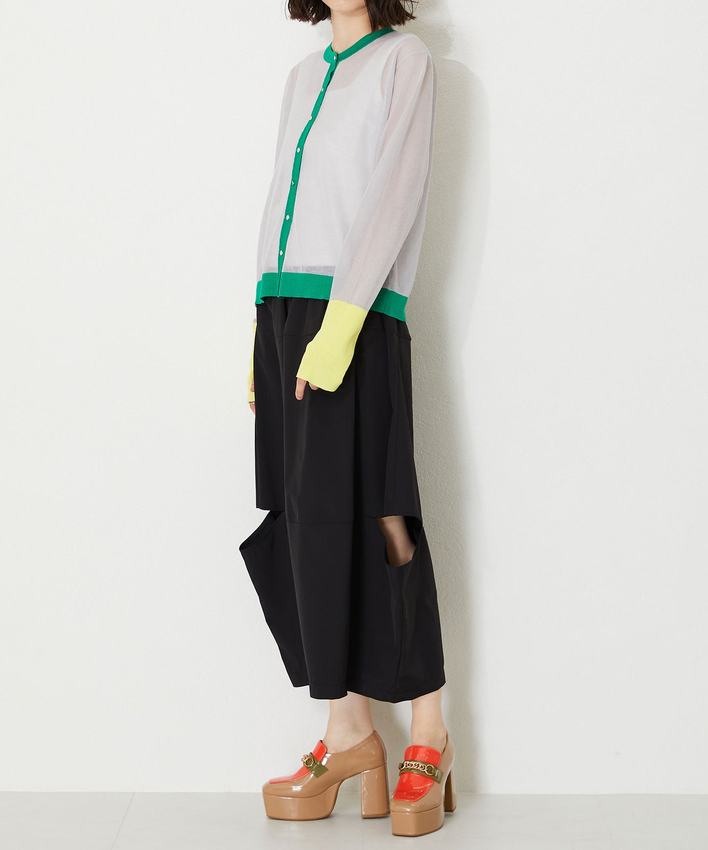 プラットフォームチェーンローファー/41104