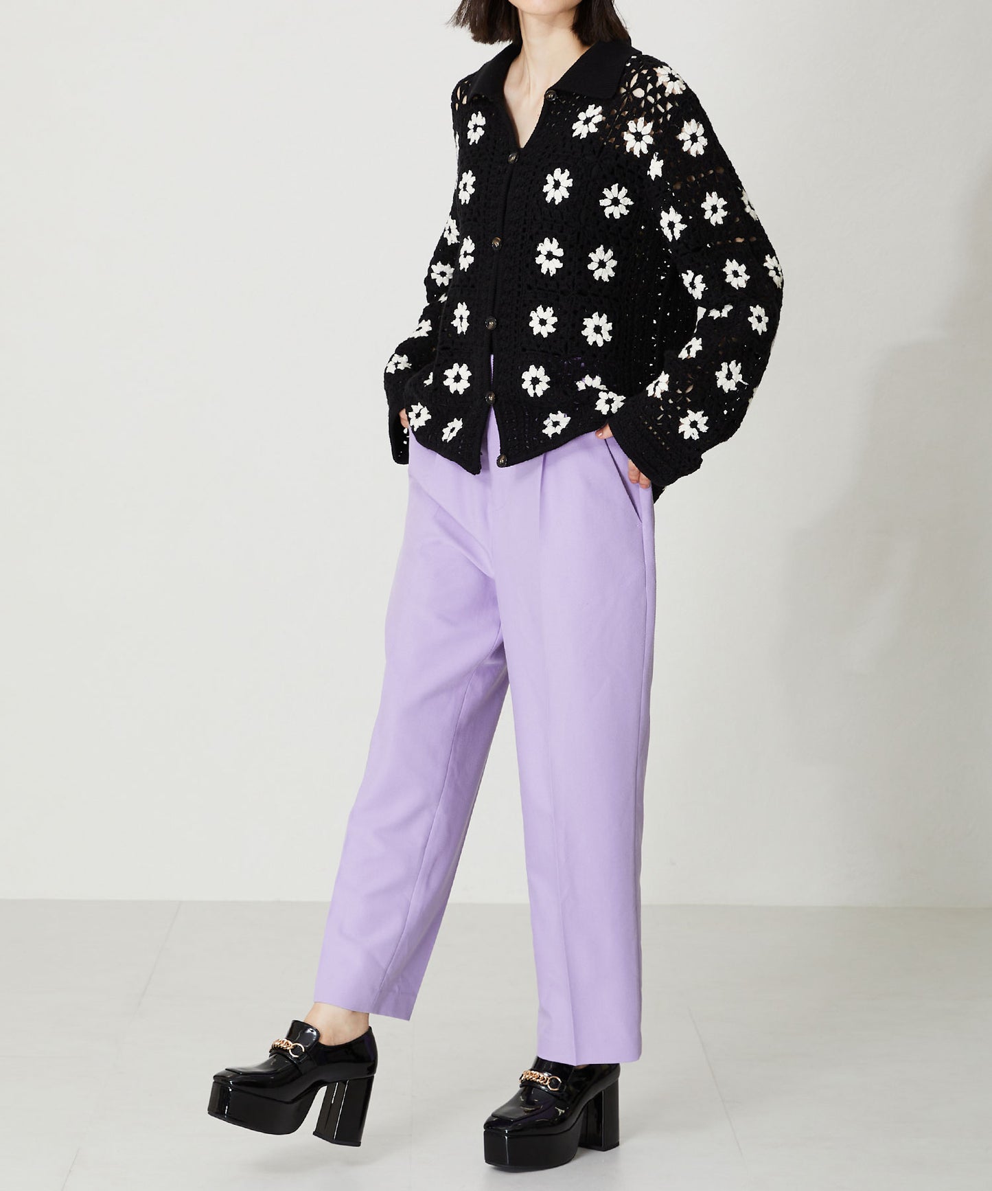 プラットフォームチェーンローファー/41104