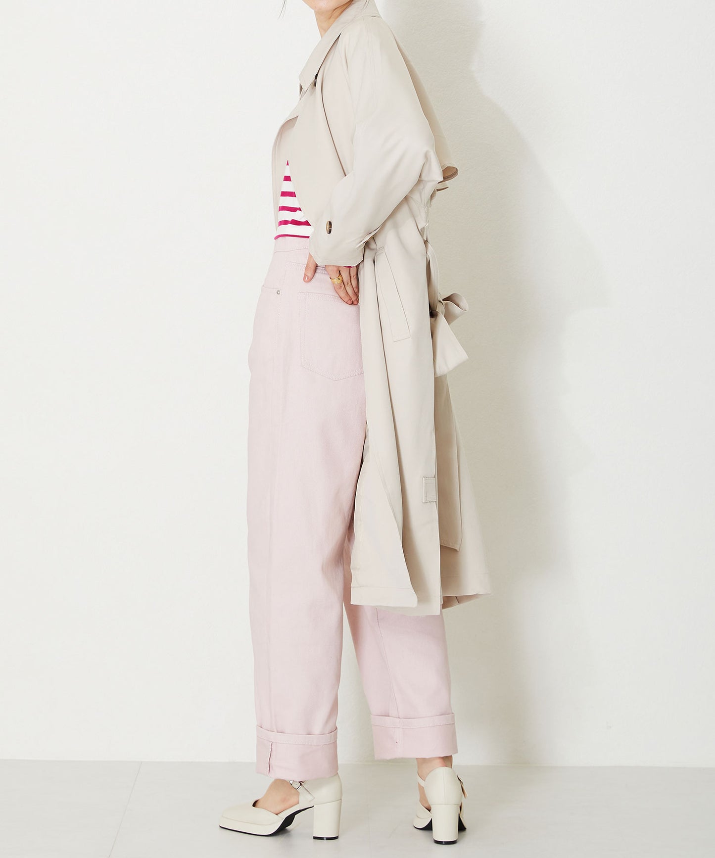 フレアソールセパレートパンプス/41111