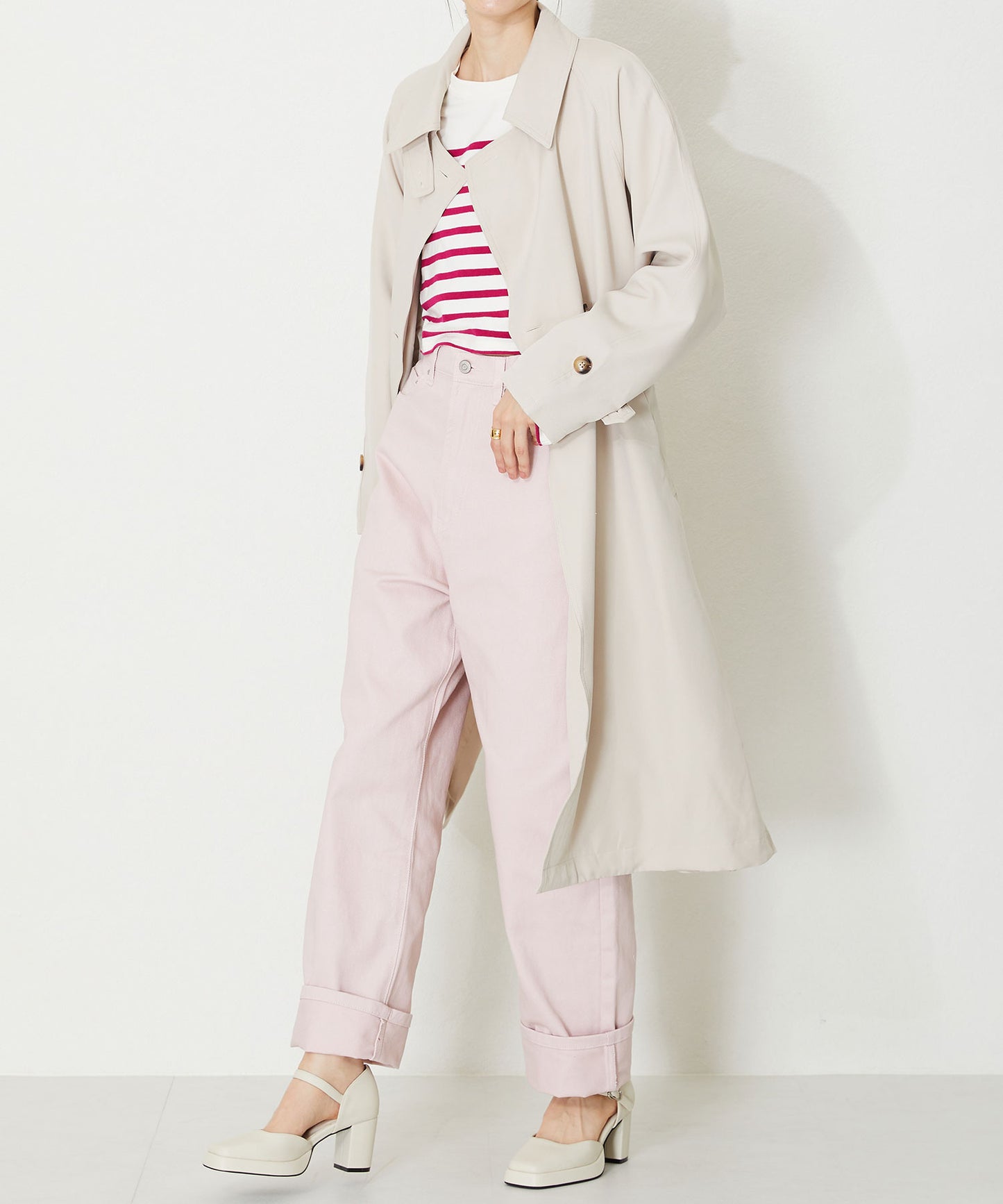 フレアソールセパレートパンプス/41111