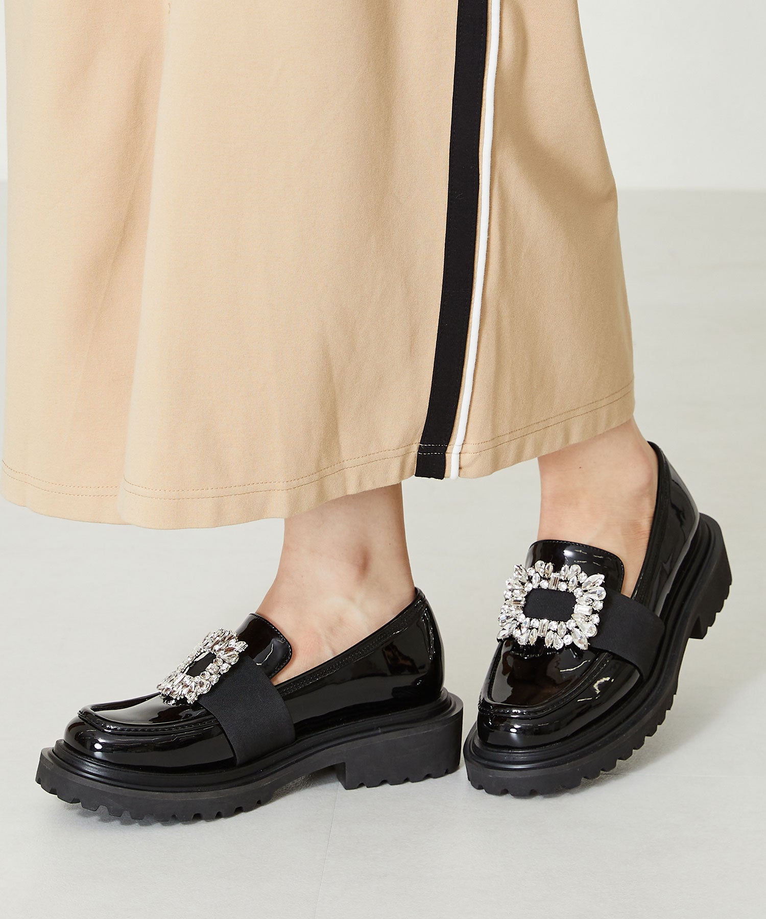 ビジューバックル厚底シューズ/41118 – ORIENTALTRAFFIC