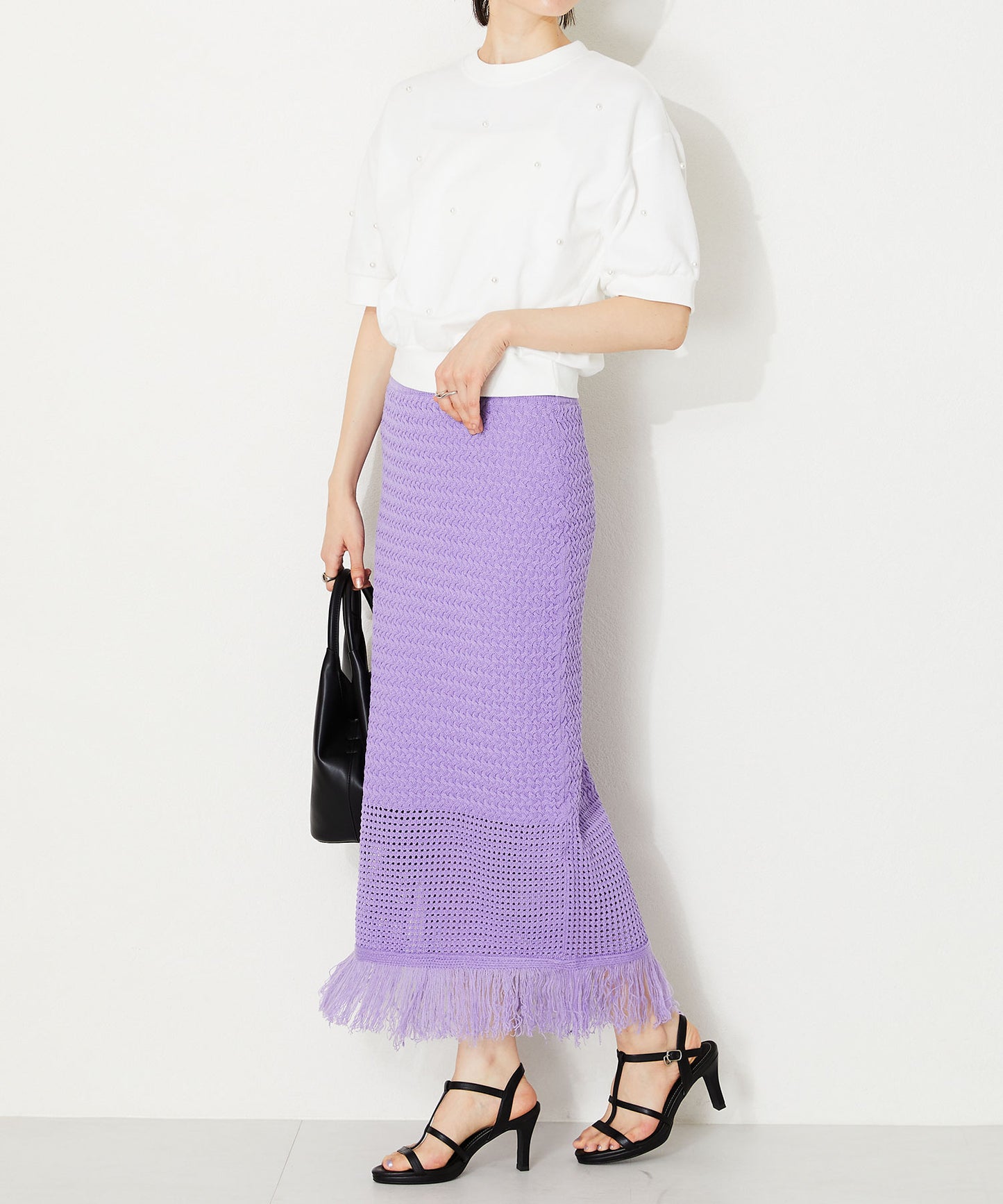 ボーンストラッププラットフォームサンダル/41206