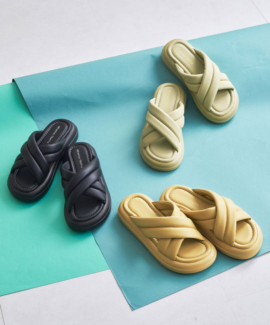 パデットクロススライドサンダル/41232