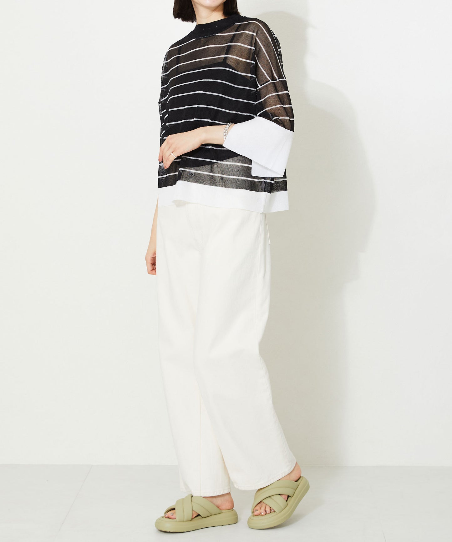 パデットクロススライドサンダル/41232