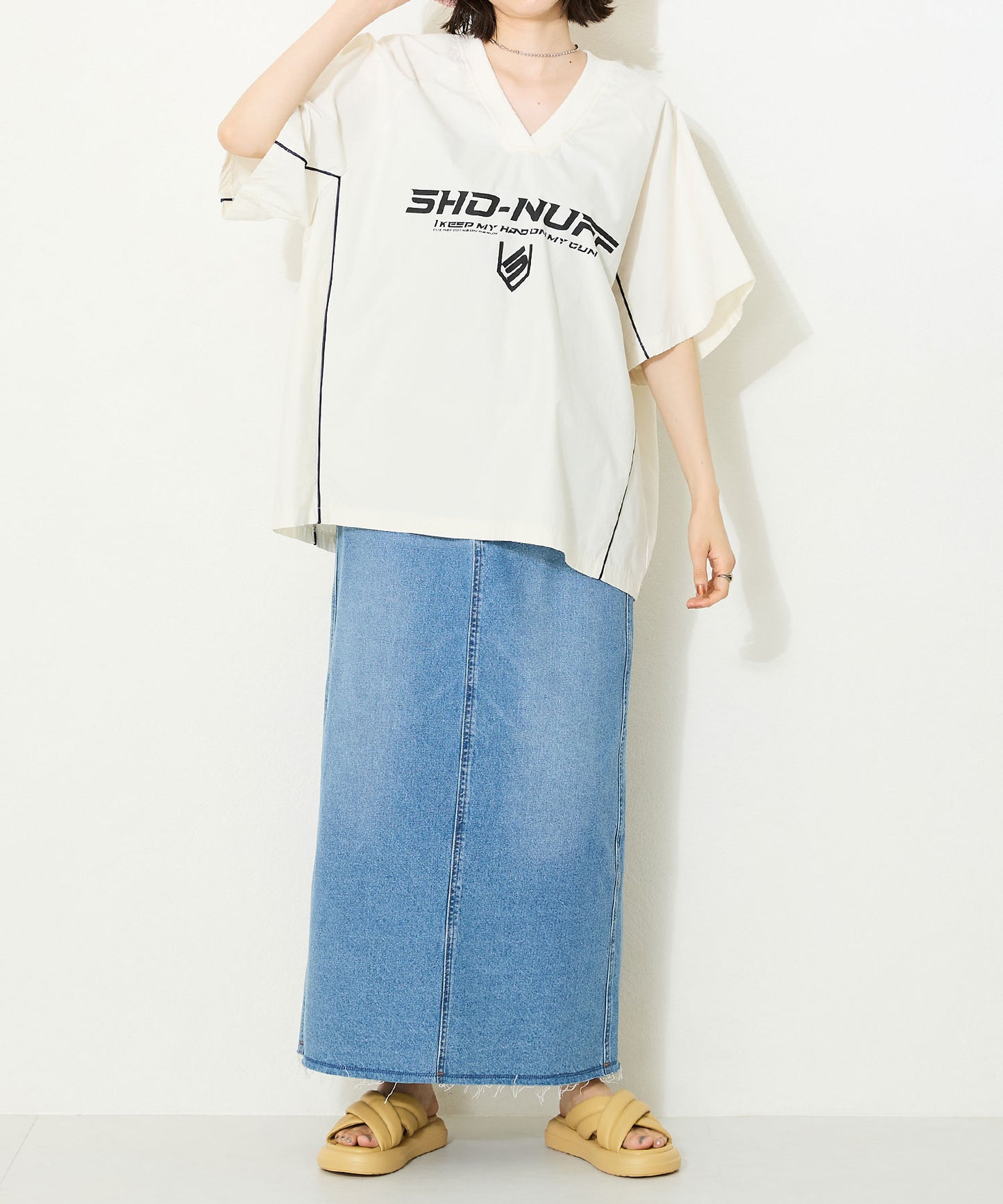 パデットクロススライドサンダル/41232